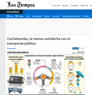 Cochabamba la menos satisfecha 1