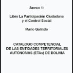 Catálogo Competencial Entidades Territoriales Autónomas anexo 1